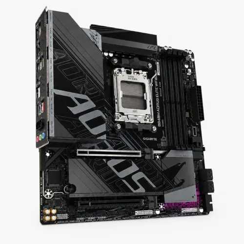 CARTE  MERE B840M AORUS ELITE WIFI6E GIGABYTE SOCKET AM5 7TH 8TH 9TH SERIES AMD RYZEN DUAL 4 DDR5 8200