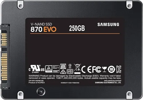 Disque dur SSD SATA 25 250Go Samsung 870 EVO