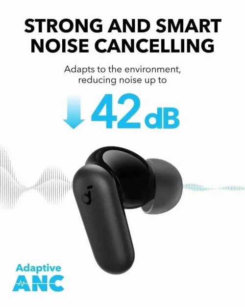 Ecouteurs Bluetooth Anker Soundcore R50i NC ANC sans fil 45h autonomie