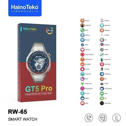 Montre Haino Teko GT5 Pro RW65 Smart Watch Bluetooth Sport Santé Autonomie