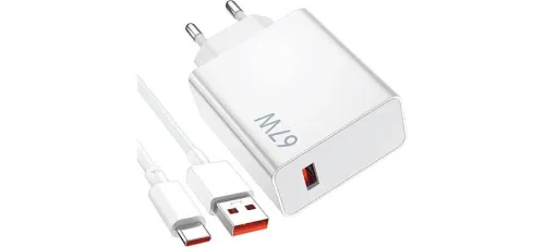 CHARGEUR TELEPHONE AVEC CABLE TYPE C MI 67W K26250