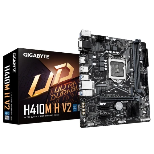 CARTE MERE H410 H V2 GIGABYTE SOCKET LGA 1200 INTEL CORE 10TH GEN DUAL 2*DDR4 3200 MAX
