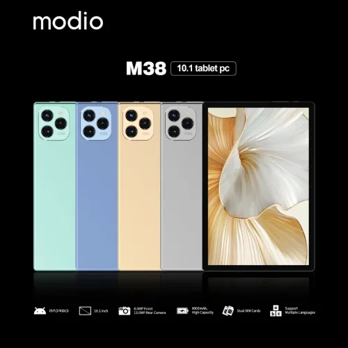 Modio M38 10 Pouces 16 Go RAM 1 To Stockage Android Tablette avec Clavier et Souris
