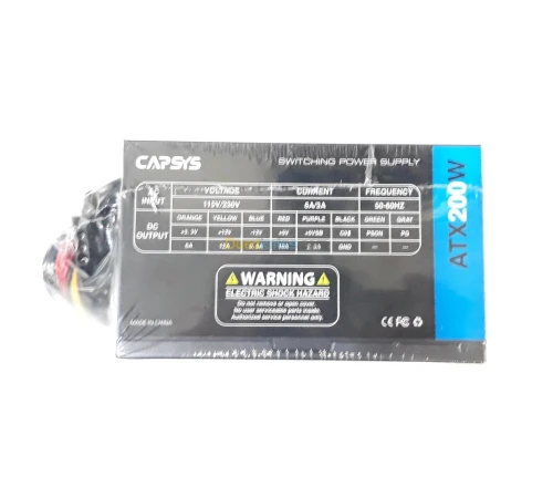 ALIMENTATION ATX 200W POUR BOITIER PC POWER SUPPLY STABLE & SÉCURISÉE