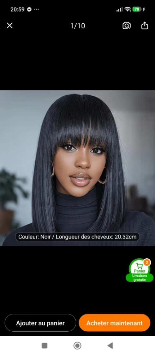 Très jolie perruque