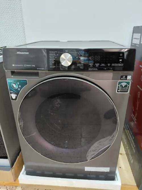 عرض لا يُعوّض على غسالة HISENSE 12KG  Machine à laver Hisense 12 Kg Gris Titanium