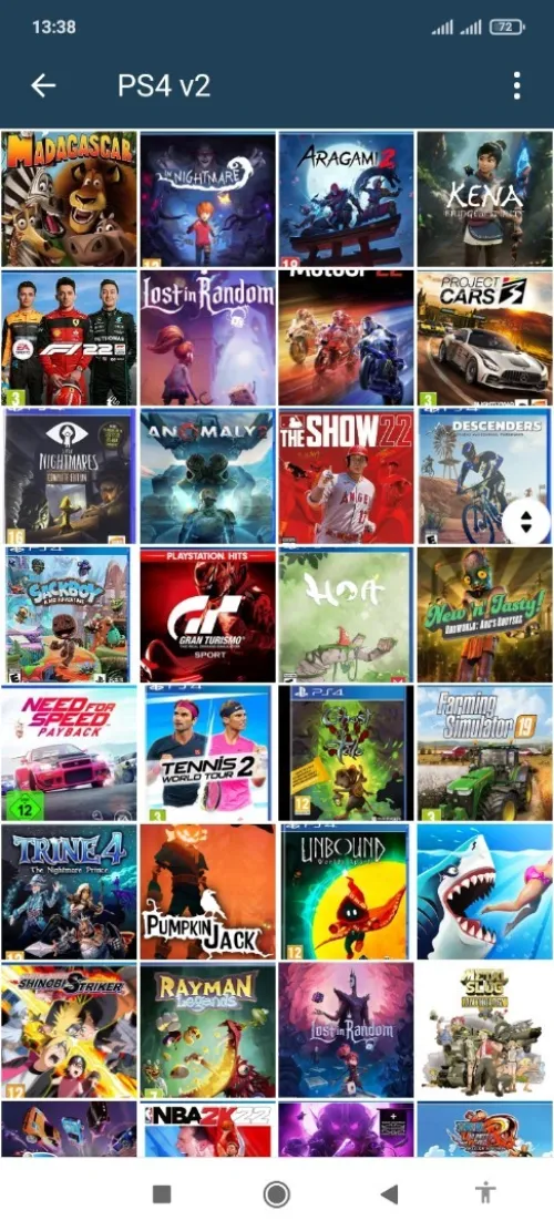 Installation jeux PS4 et pc et ps3