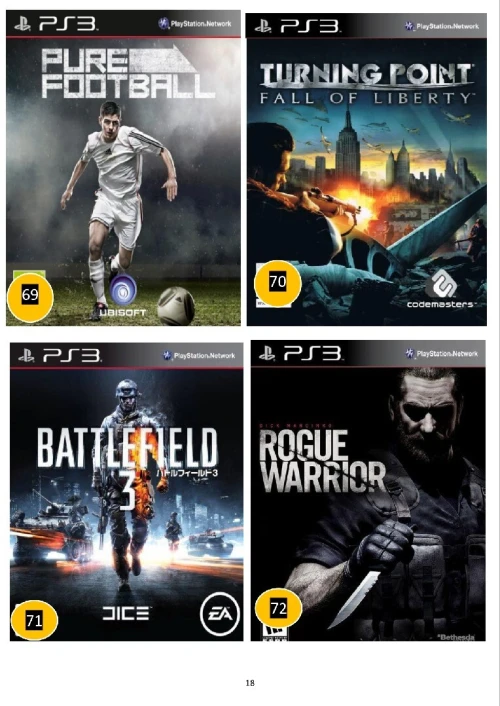 139 jeux Ps3 + disque dur 1Tb