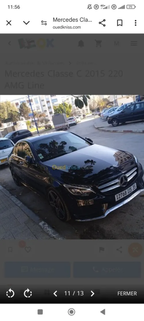 Mercedes Classe C 2015 220 AMG Line