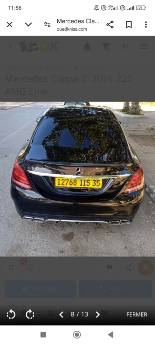 Mercedes Classe C 2015 220 AMG Line