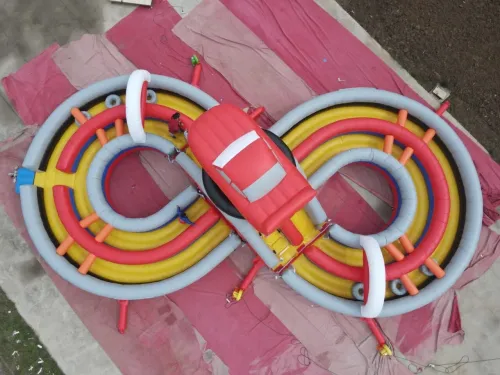 Toboggan gonflable