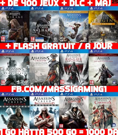 INSTALLATION JEUX DIAL PS4 FLASHÉE 9.X & 11.00 & 12.X & 13.00 (+ FLASH GRATUIT + DLC + MISE A JOUR) -