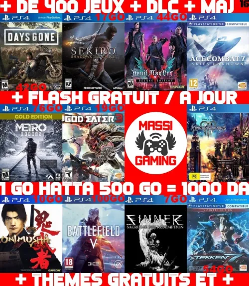 INSTALLATION JEUX DIAL PS4 FLASHÉE 9.X & 11.00 & 12.X & 13.00 (+ FLASH GRATUIT + DLC + MISE A JOUR) **