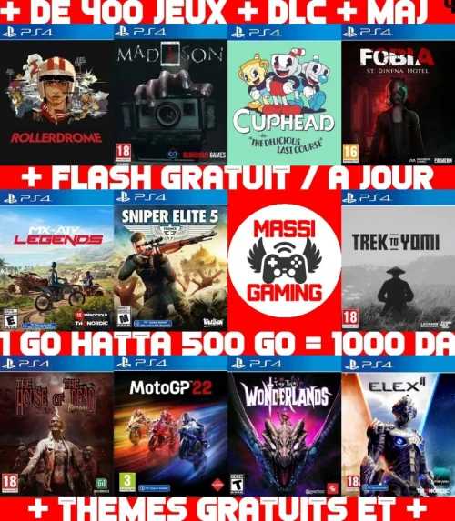 INSTALLATION JEUX DIAL PS4 FLASHÉE 9.X & 11.00 & 12.X & 13.00 (+ FLASH GRATUIT + DLC + MISE A JOUR)