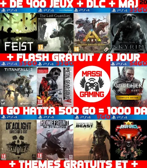 INSTALLATION JEUX DIAL PS4 FLASHÉE 9.X & 11.00 & 12.X & 13.00 (+ FLASH GRATUIT + DLC + MISE A JOUR)