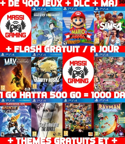 INSTALLATION JEUX DIAL PS4 FLASHÉE 9.X & 11.00 & 12.X & 13.00 (+ FLASH GRATUIT + DLC + MISE A JOUR) --