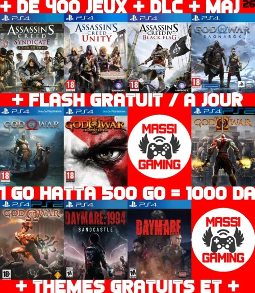 INSTALLATION JEUX DIAL PS4 FLASHÉE 9.X & 11.00 & 12.X & 13.00 (+ FLASH GRATUIT + DLC + MISE A JOUR) --