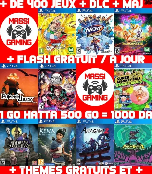 INSTALLATION JEUX DIAL PS4 FLASHÉE 9.X & 11.00 & 12.X & 13.00 (+ FLASH GRATUIT + DLC + MISE A JOUR) -