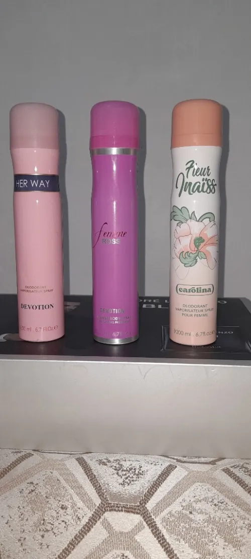 Deodorant et parfum "gros"