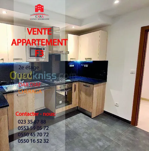 Vente Appartement F3 Alger Cheraga