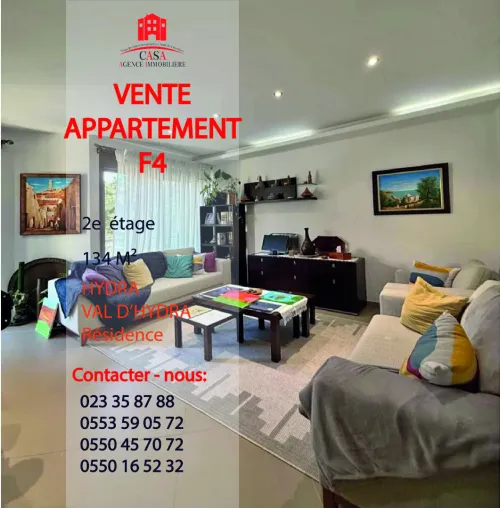 Vente Appartement F4 Alger Hydra