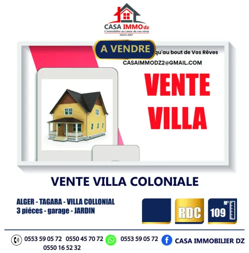 Vente Villa Alger Alger centre