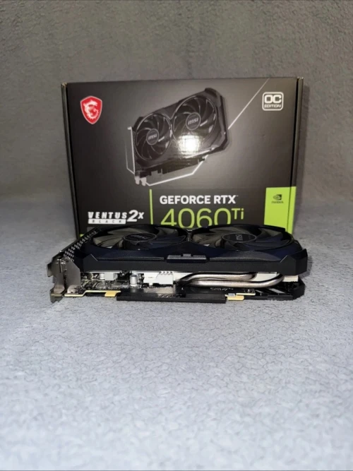 MSI GeForce RTX 4060 Ti Ventus 2X Black 8G OC Graphics Card - NVIDIA RTX 4060 Ti