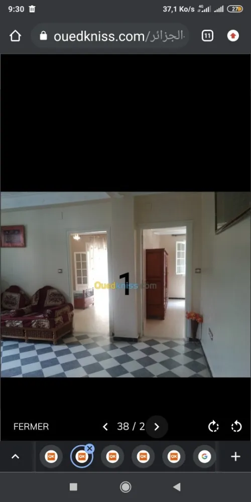 Location Appartement F3 Jijel Jijel