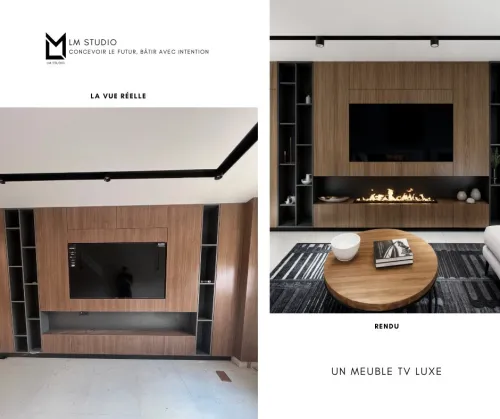أثاث عصري  Meubles Design Modernes  مطابخ، غرف نوم، Dressing حسب الطلب