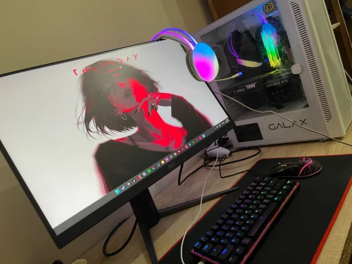 Pc gaming i5 14400F B760 II DDR4 MSI 4 SLOTS RAM ARGB SYNC RTX 3060 12 GB 3 FANS MSI NEW 16GB RAM 3600 XPG RGB 512 stockage PSU 600 +80 WHITE MSI BOITIER GALAX WHITE ARGB + ecran 180hz 24 pouces