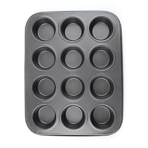 قالب الكعك أو الكب كيك مع 12 حجيرة Moule à gâteaux ou cupcakes avec 12 cavités