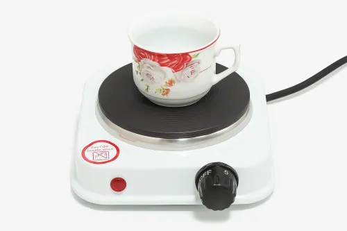 موقد كهربائي صغير 500 واط - مثالي للمطبخ والسفر Plaque Chauffante Domestique 500W - Simple & Pratique