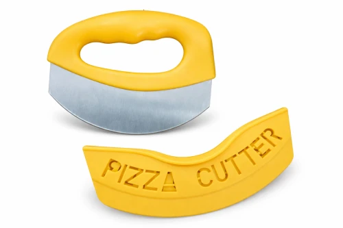 قاطعة بيتزا احترافية بشفرة من الفولاذ المقاوم للصدأ Coupe-pizza professionnel avec lame en acier inoxydable