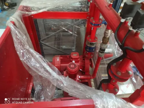 SKID station pompage anti-incendie italienne