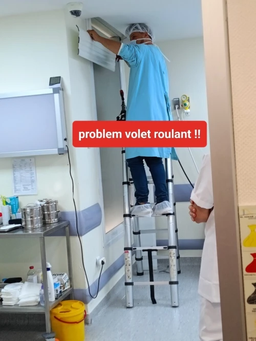Volet roulant électrique et manuel 