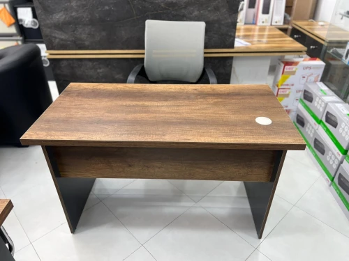 Bureau 1M 2 tiroirs Marron (BK)