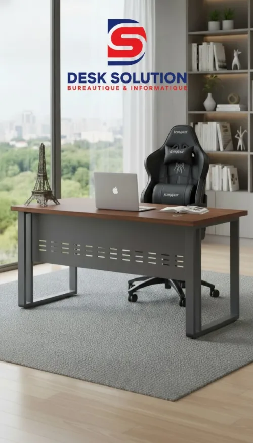 Bureau en pieds métallique