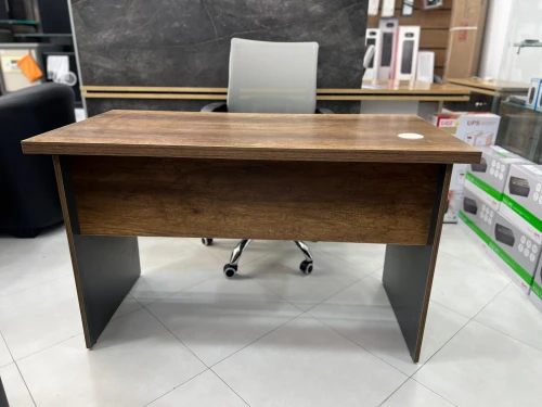 Bureau 1M 2 tiroirs Marron (BK)
