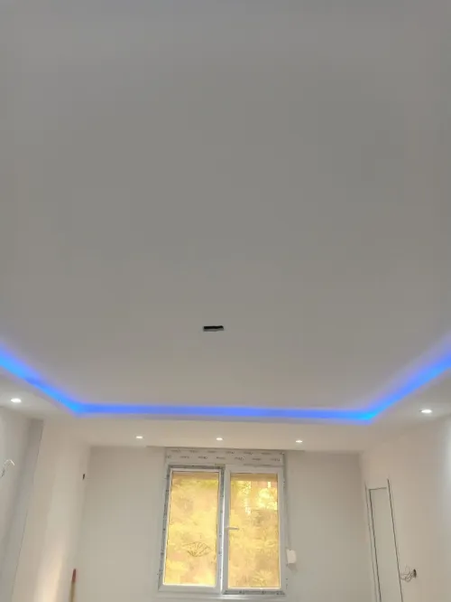 Installation placo plâtre et PVC