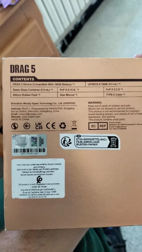 Vape drag 5