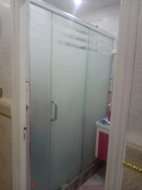 Cabine de douche en verre trempé 
