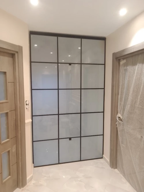 Cabine de douche en verre trempé 