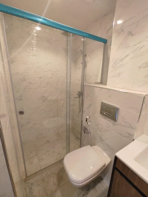 Cabine de douche en verre trempé 