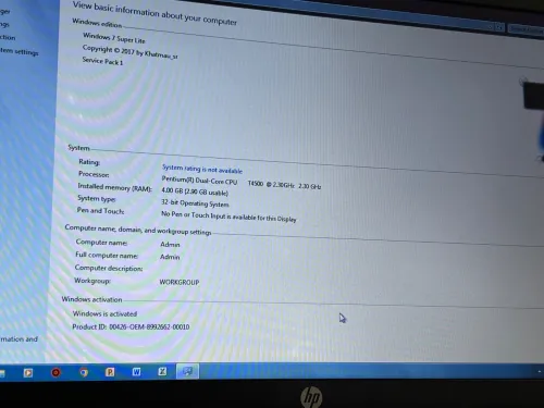 Pc portable Hp