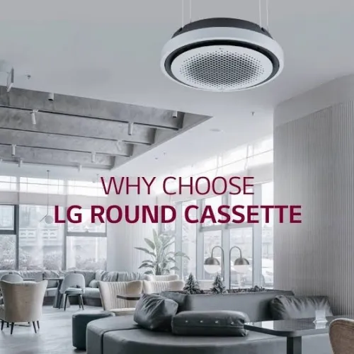 Climatiseur cassette rond 360 marque lg