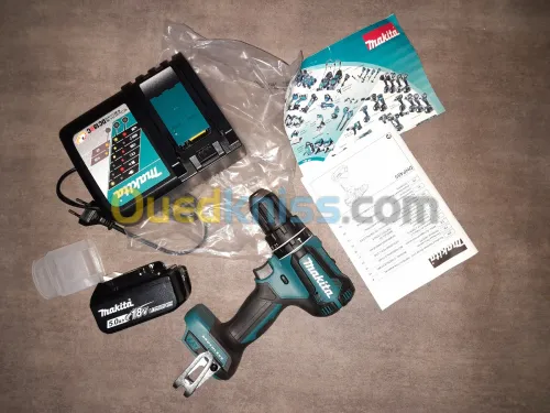 Perceuse-visseuse Makita DHP485 Brushless avec batterie et chargeur Original venu de France 