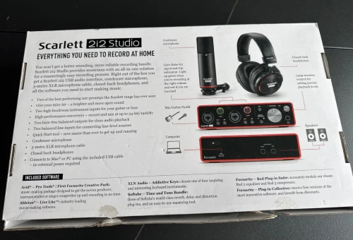 Carte son focusrite (pack)