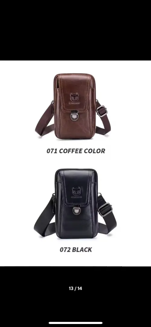 Pochette cuir homme