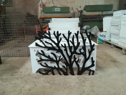 Peinture époxy électrostatique au four 
