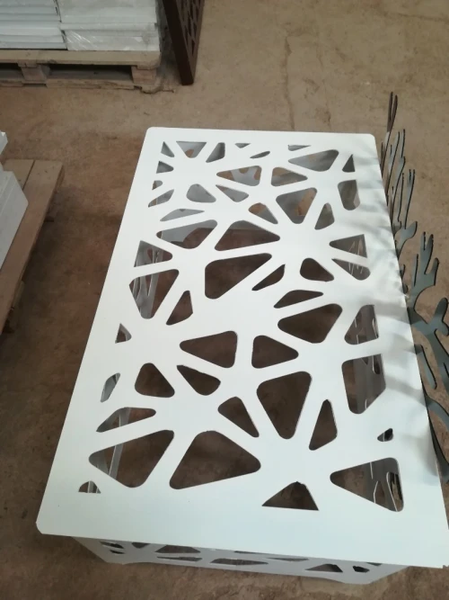Peinture époxy électrostatique au four 